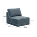 Willow Performance Velvet Modular Armless Chair - Dream Home Furniture & Mattress (Waite Park, MN)