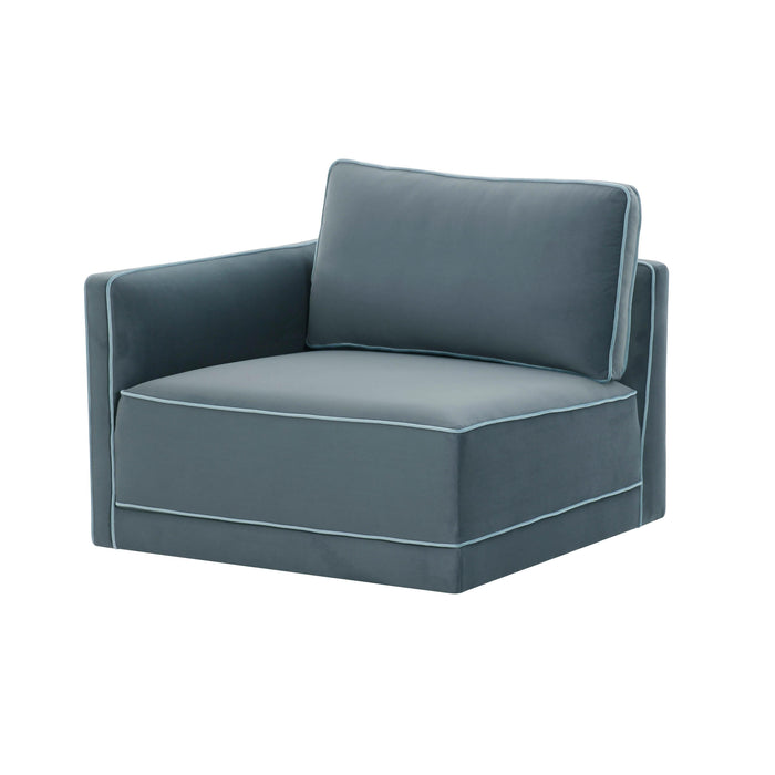Willow Performance Velvet Modular LAF Corner Chair - Dream Home Furniture & Mattress (Waite Park, MN)