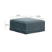 Willow Performance Velvet Modular Ottoman - Dream Home Furniture & Mattress (Waite Park, MN)