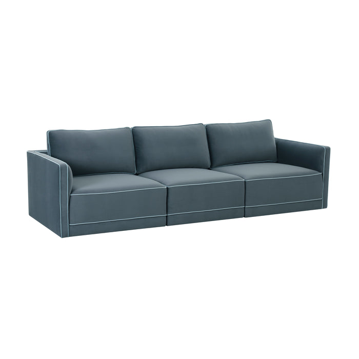 Willow 105" Performance Velvet Modular Sofa - Dream Home Furniture & Mattress (Waite Park, MN)