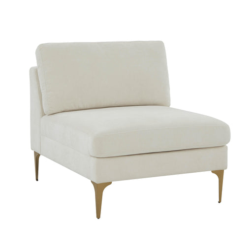 Serena Performance Velvet Modular Armless Chair - Dream Home Furniture & Mattress (Waite Park, MN)