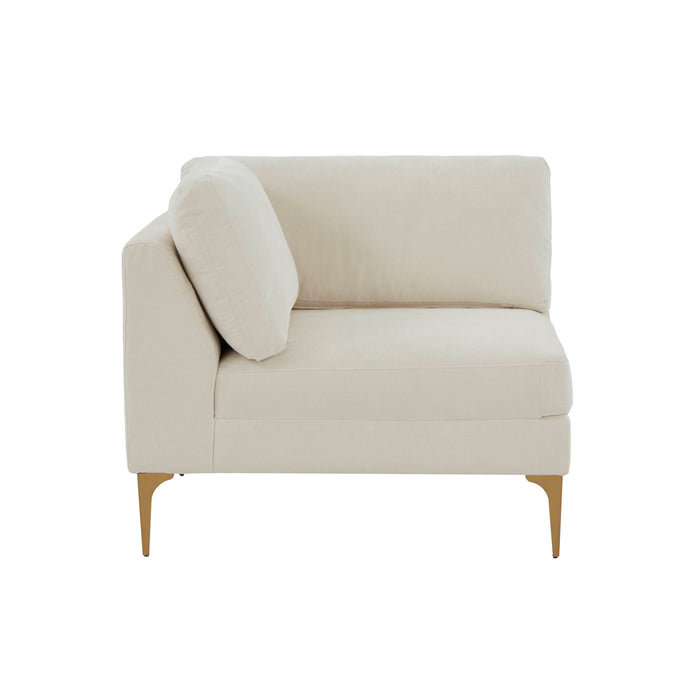 Serena Performance Velvet Modular Armless Chair