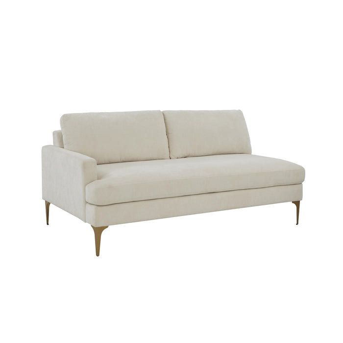 Serena 68" Performance Velvet Modular Loveseat