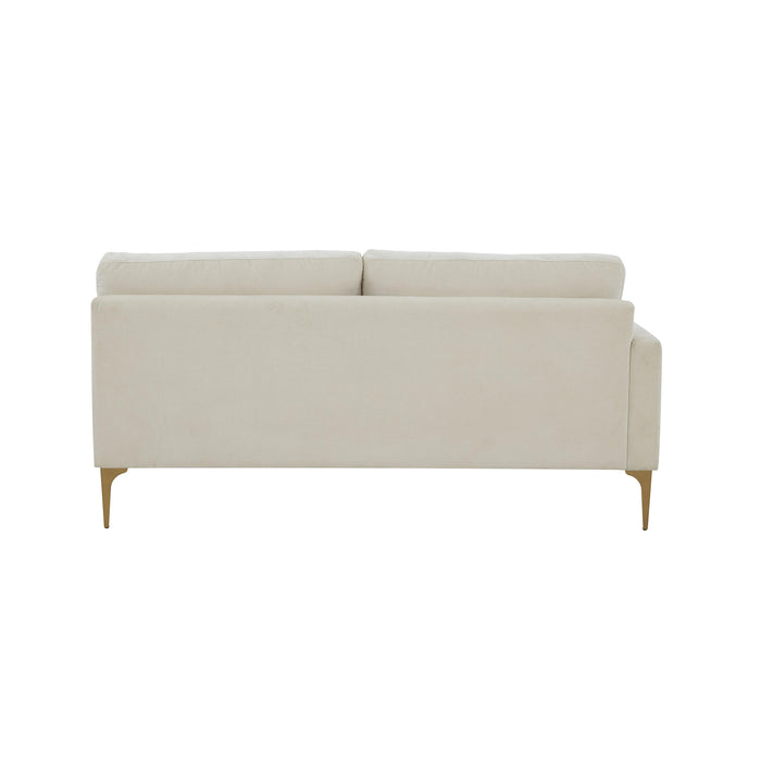 Serena 68" Performance Velvet Modular Loveseat