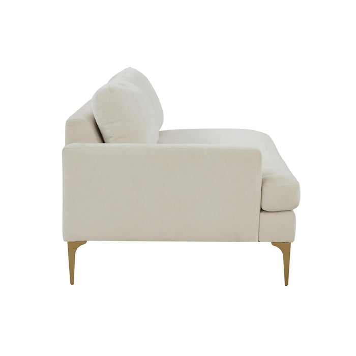 Serena 68" Performance Velvet Modular Loveseat