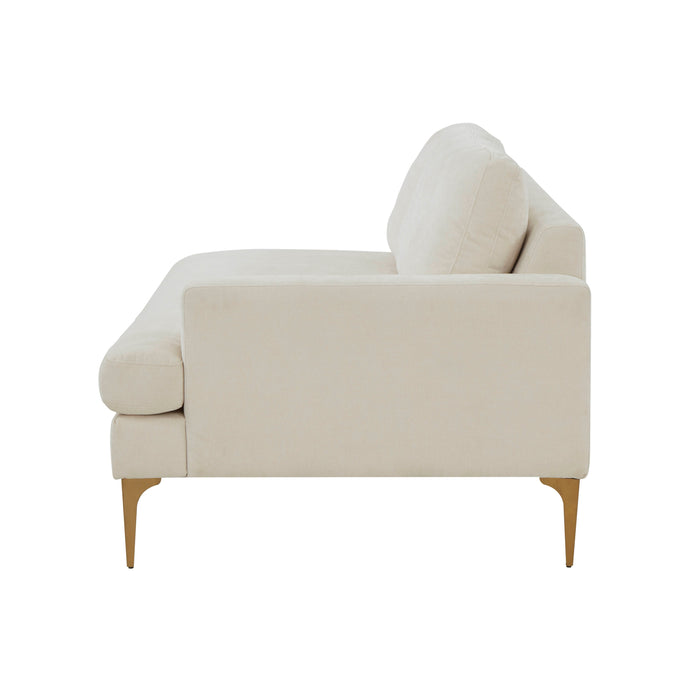 Serena 68" Performance Velvet Modular Loveseat