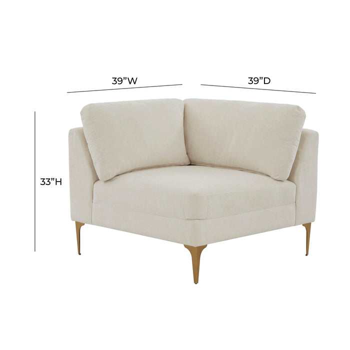 Serena Performance Velvet Modular Corner Seat