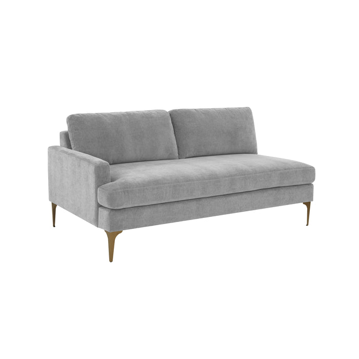 Serena 68" Performance Velvet Modular Loveseat
