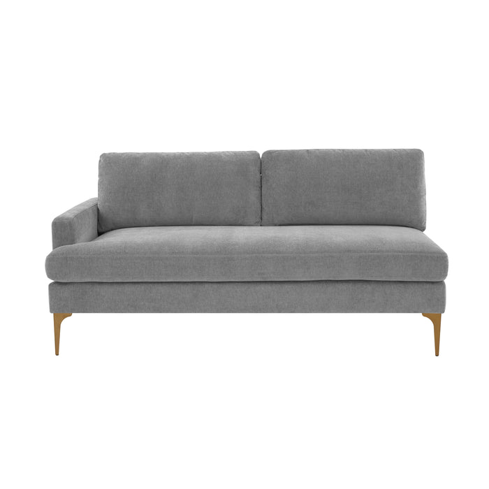 Serena 68" Performance Velvet Modular Loveseat