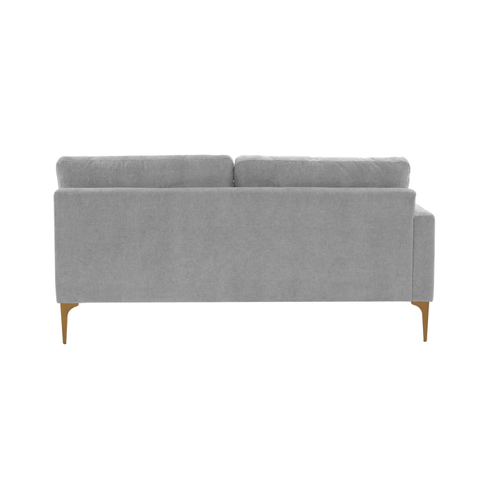 Serena 68" Performance Velvet Modular Loveseat