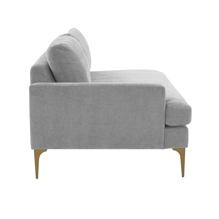 Serena 68" Performance Velvet Modular Loveseat