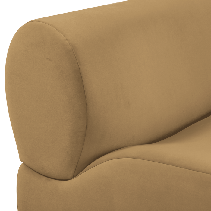 Zenith Latte Brown Performance Velvet Armless Chair - Dream Home Furniture & Mattress (Waite Park, MN)