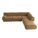Zenith 5-Piece Performance Velvet Modular Sectional - Dream Home Furniture & Mattress (Waite Park, MN)