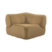 Zenith Latte Brown Performance Velvet Corner Wedge - Dream Home Furniture & Mattress (Waite Park, MN)