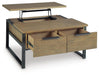 Montia Lift-Top Coffee Table - Dream Home Furniture & Mattress (Waite Park, MN)