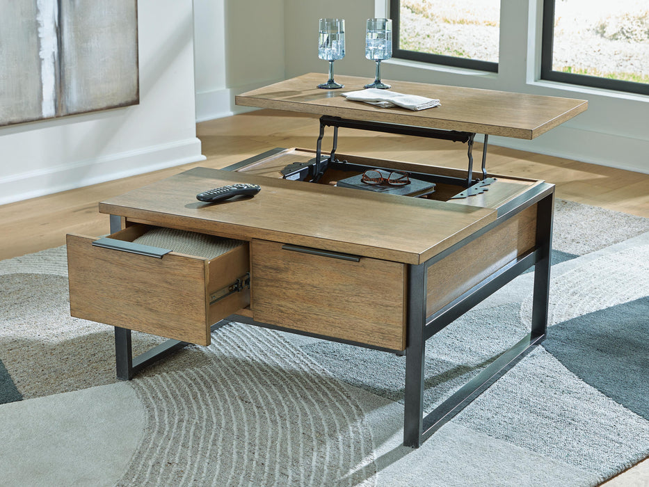 Montia Lift-Top Coffee Table - Dream Home Furniture & Mattress (Waite Park, MN)
