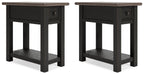 Tyler Creek End Table Set - Dream Home Furniture & Mattress (Waite Park, MN)