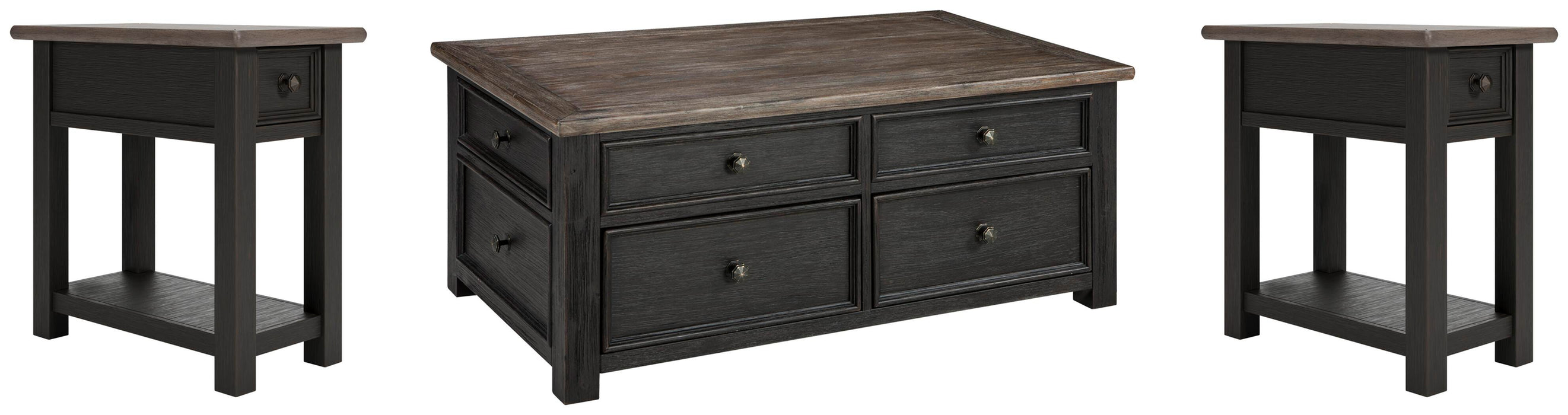 Tyler Creek Occasional Table Set - Dream Home Furniture & Mattress (Waite Park, MN)