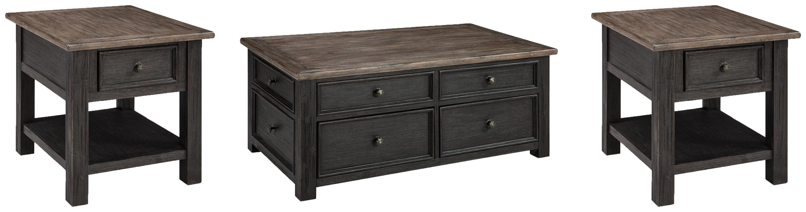 Tyler Creek Occasional Table Set - Dream Home Furniture & Mattress (Waite Park, MN)