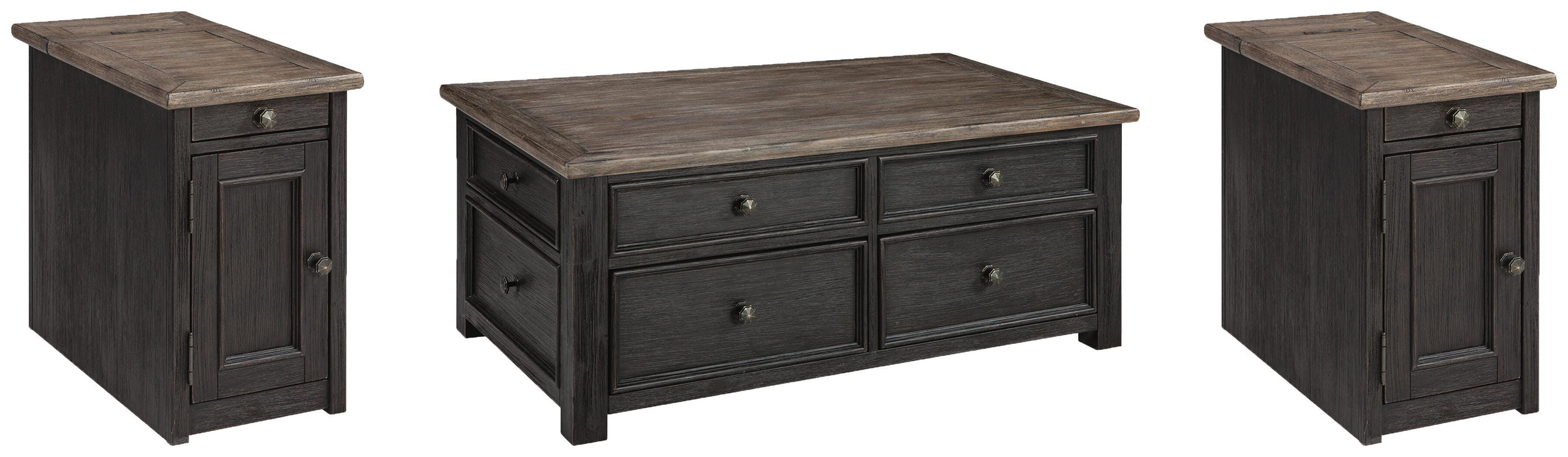 Tyler Creek Occasional Table Set - Dream Home Furniture & Mattress (Waite Park, MN)