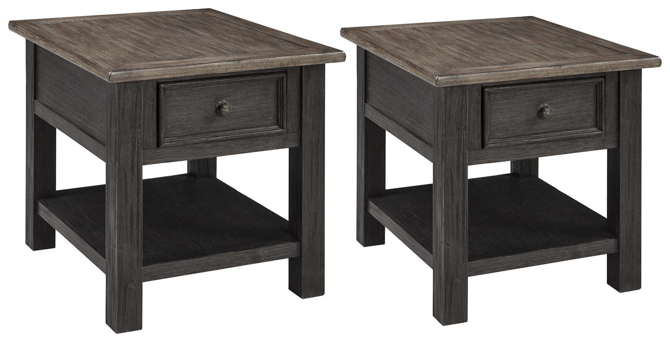 Tyler Creek End Table Set - Dream Home Furniture & Mattress (Waite Park, MN)
