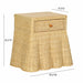 Pentra 25" Natural Rattan Nightstand With Drawer - Dream Home Furniture & Mattress (Waite Park, MN)