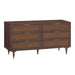 Sierra 60" Cane 6-Drawer Dresser - Dream Home Furniture & Mattress (Waite Park, MN)