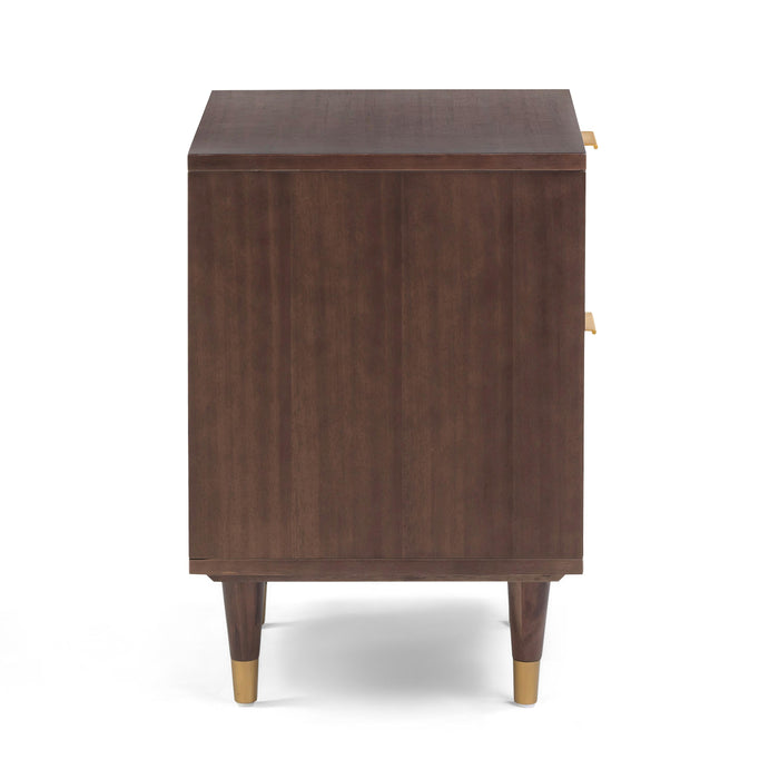 Sierra 22" Cane 2-Drawer Nightstand - Dream Home Furniture & Mattress (Waite Park, MN)
