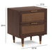 Sierra 22" Cane 2-Drawer Nightstand - Dream Home Furniture & Mattress (Waite Park, MN)