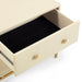 Pesce 25" Faux Shagreen 2-Drawer Nightstand - Dream Home Furniture & Mattress (Waite Park, MN)