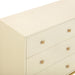 Pesce 57" Faux Shagreen 6-Drawer Dresser - Dream Home Furniture & Mattress (Waite Park, MN)