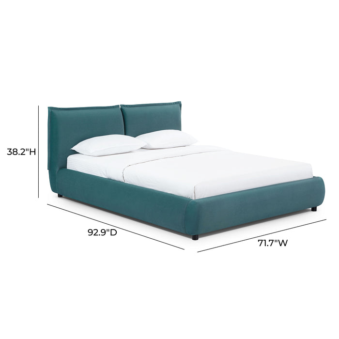 Mel Performance Faux Mohair Velvet Bed