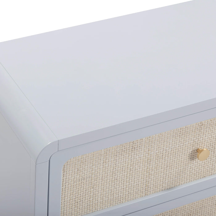Patty 62" Rattan 6 Drawer Dresser - Dream Home Furniture & Mattress (Waite Park, MN)