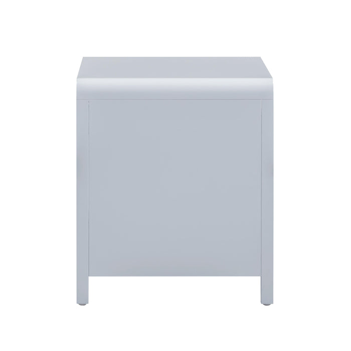 Patty 28" Rattan 2 Drawer Nightstand