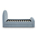 Moon Chambray Blue Performance Chenille Twin Trundle Bed - Dream Home Furniture & Mattress (Waite Park, MN)