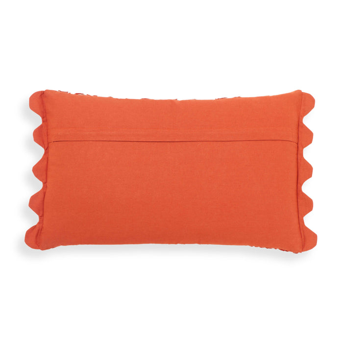 Portia 20"X12" Embroidered Cotton Flex Throw Pillow Cover