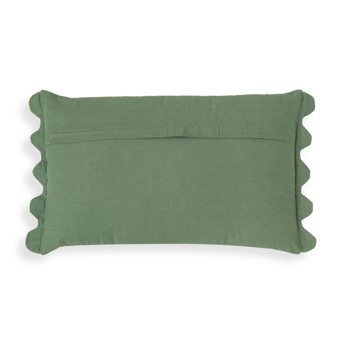Portia 20"X12" Embroidered Cotton Flex Throw Pillow Cover