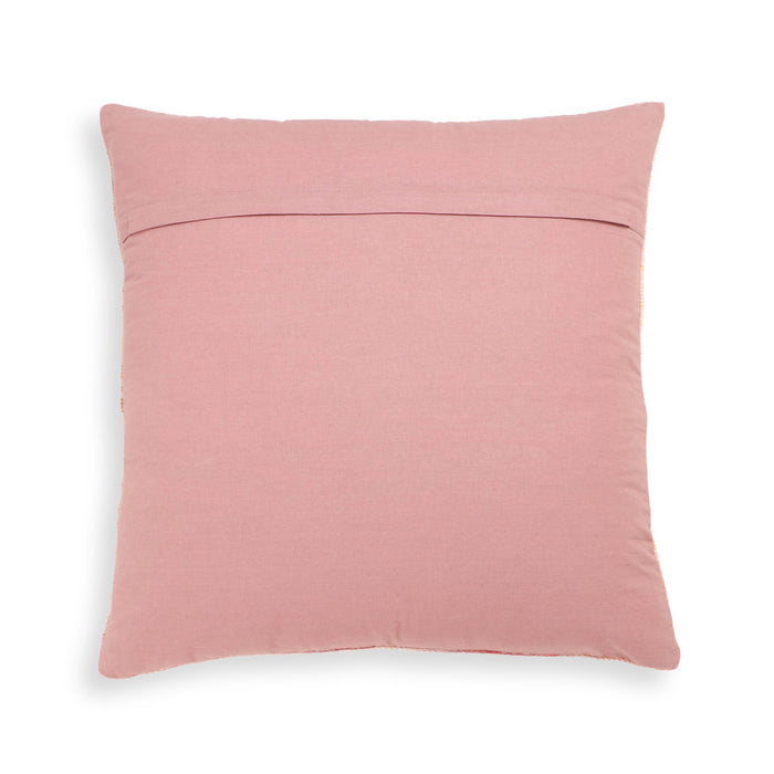 Persia 20" Pink Square Throw Pillow Cover