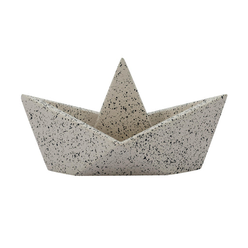 Gabby Speckled Cream Sailboat Catchall - Dream Home Furniture & Mattress (Waite Park, MN)