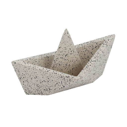 Gabby Speckled Cream Sailboat Catchall - Dream Home Furniture & Mattress (Waite Park, MN)