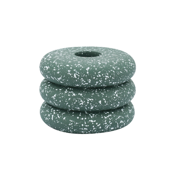 Gabby Speckled Stacked Candleholder - Dream Home Furniture & Mattress (Waite Park, MN)