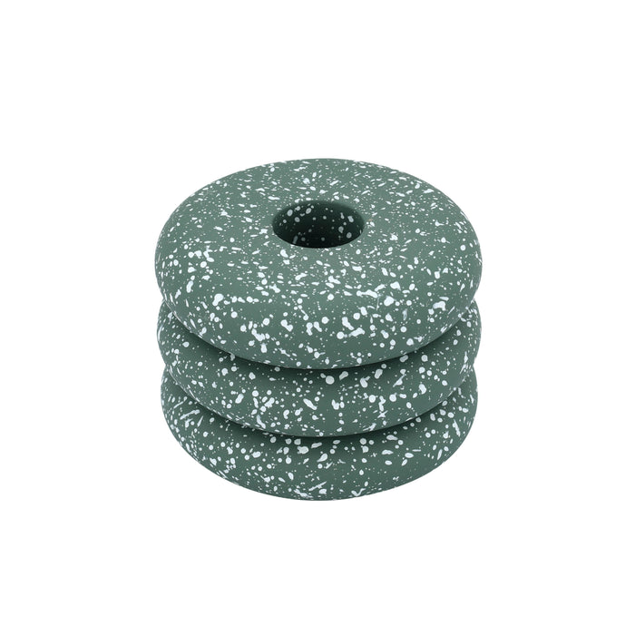 Gabby Speckled Stacked Candleholder - Dream Home Furniture & Mattress (Waite Park, MN)