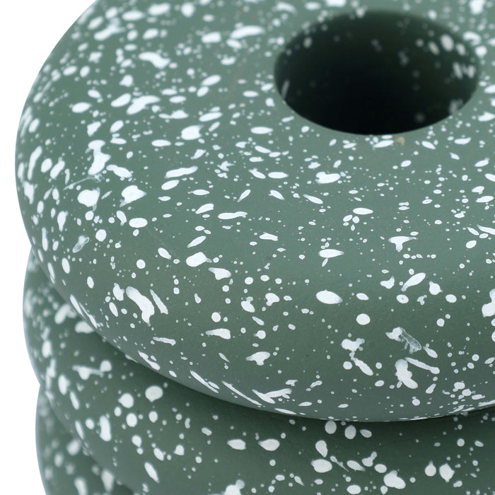 Gabby Speckled Stacked Candleholder - Dream Home Furniture & Mattress (Waite Park, MN)