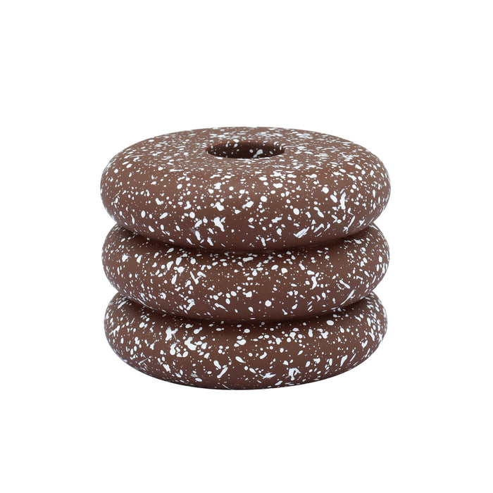 Gabby Speckled Stacked Candleholder - Dream Home Furniture & Mattress (Waite Park, MN)