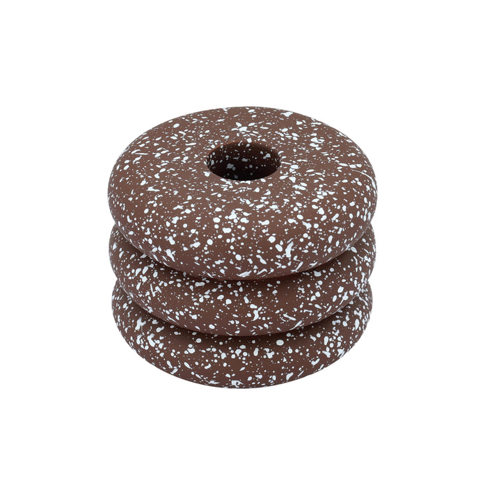 Gabby Speckled Stacked Candleholder - Dream Home Furniture & Mattress (Waite Park, MN)