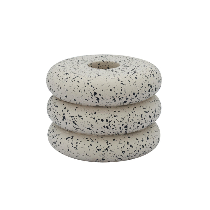 Gabby Speckled Stacked Candleholder - Dream Home Furniture & Mattress (Waite Park, MN)