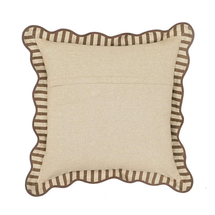 Striped 20" Linen Throw Pillow