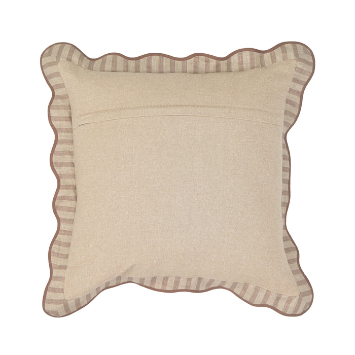 Striped 20" Linen Throw Pillow
