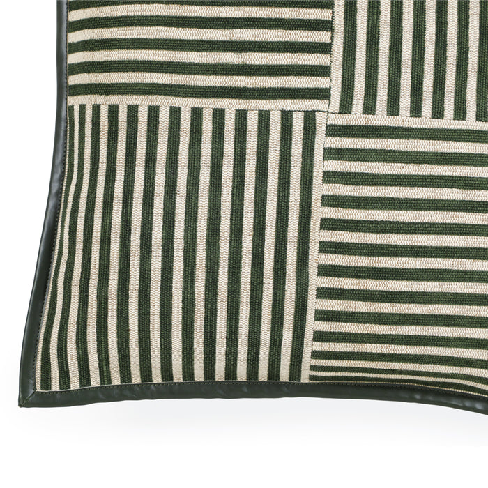 Kora 20" Cotton Jute Contract-Grade Throw Pillow