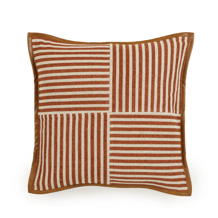 Kora 20" Cotton Jute Contract-Grade Throw Pillow